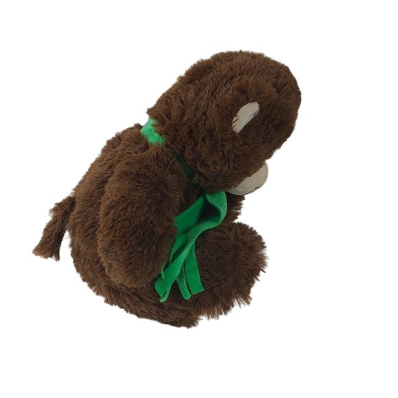 Impact Merchandise Teddy Bear Plush 16" W/Green Scarf  Stuffed Animal - Picture 3 of 6